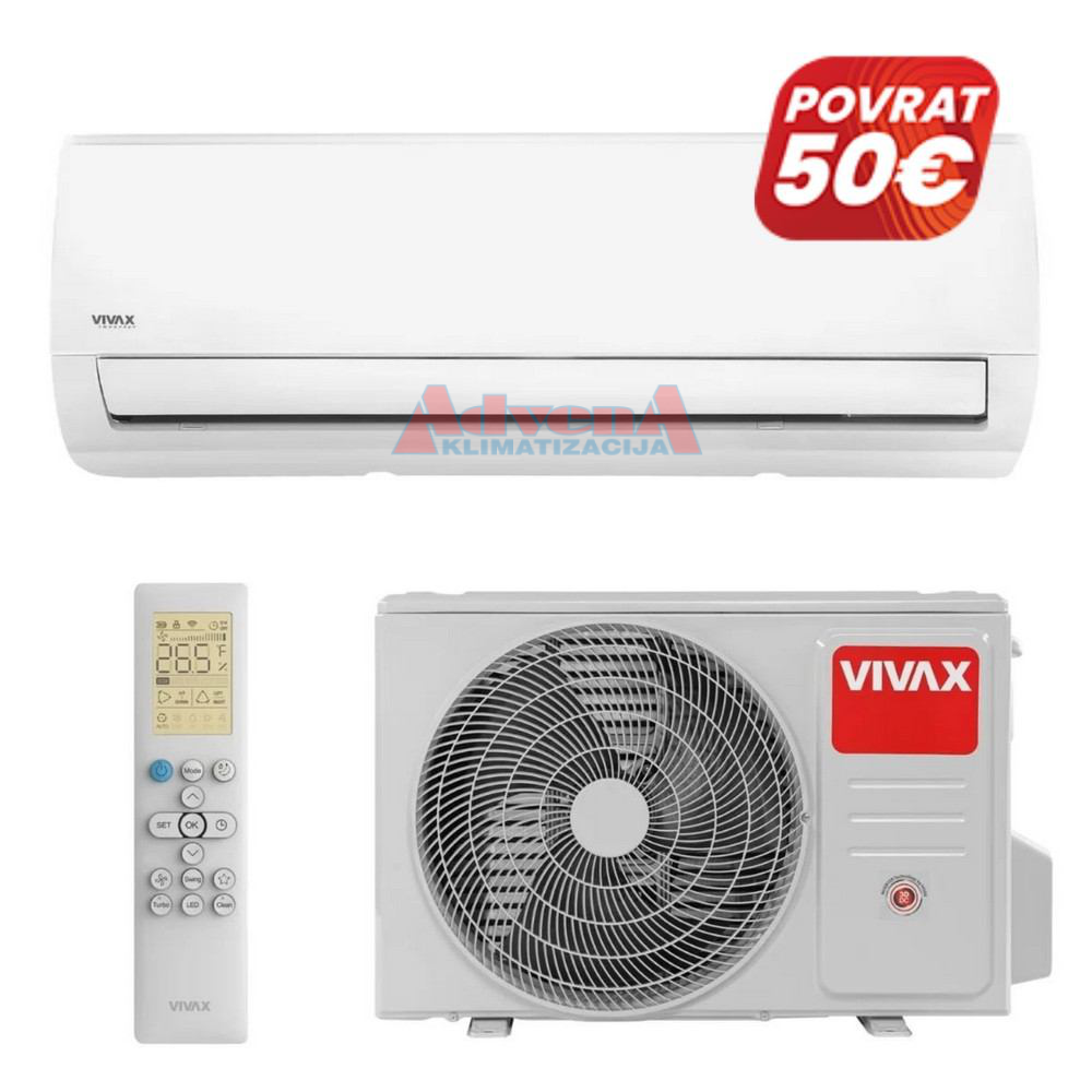VIVAX KLIMA UREĐAJ ACP-12CH35AEQI PRO +AKCIJA POVRAT 50€ 
