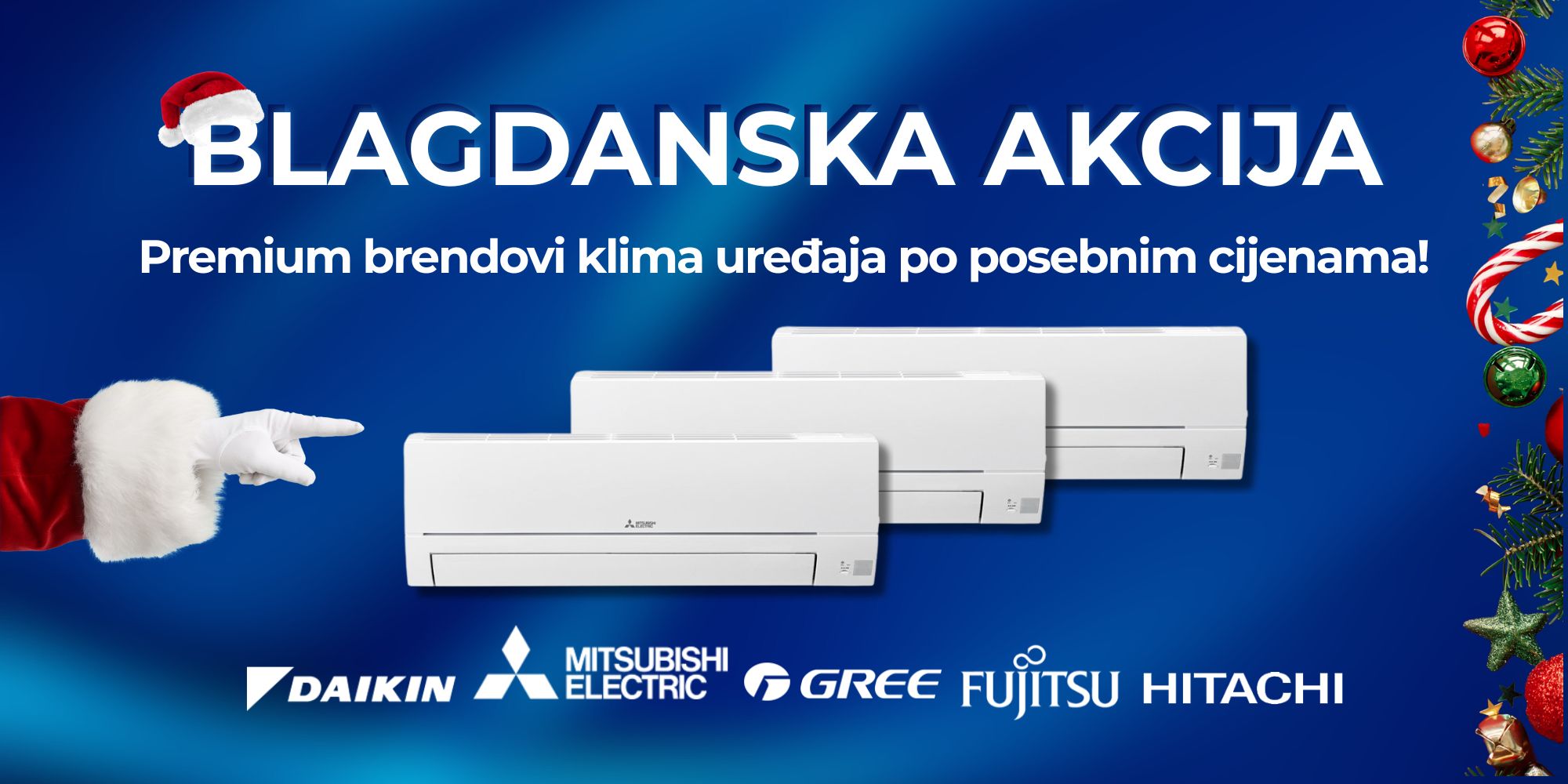 Blagdanske akcije klima uređaja
